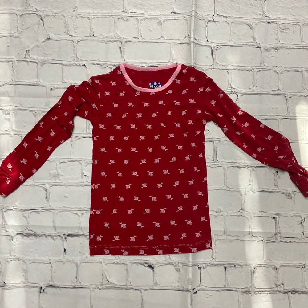 Kickee Pants Top Rose Roses